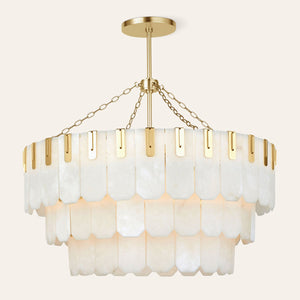 Nadia Alabaster Chandelier 30" 41"