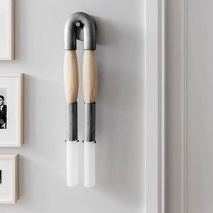 Antonia Horsehair Double Sconce