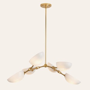 Argus Glass Chandelier 32" Width