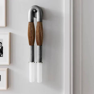 Antonia Horsehair Double Sconce