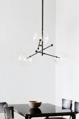 RD 15 3 Arms Chandelier