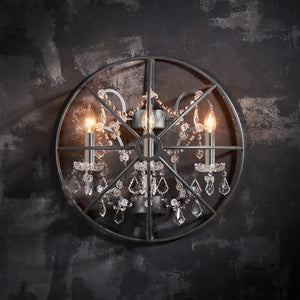 Gyro Crystal Sconce