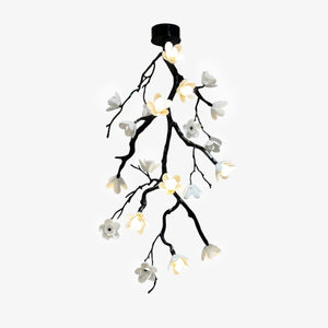 Aura Flora Large Long Branch Flower Chandelier