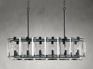 Crystal Prism Rectangular Chandelier 40''53''