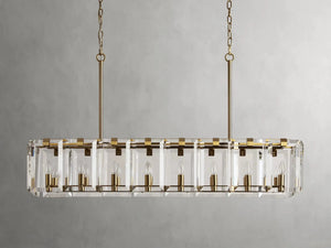Crystal Prism Rectangular Chandelier 40''53''