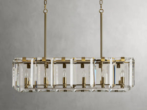 Crystal Prism Rectangular Chandelier 40''53''