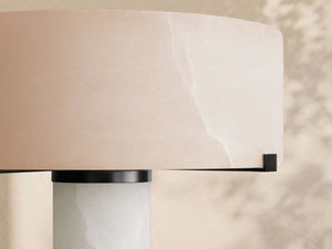 Calera Alabaster Stone Floor Lamp 64"H
