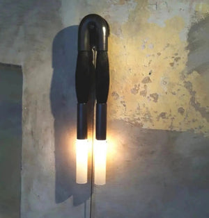 Horse Hair Wall Sconce-Vancei