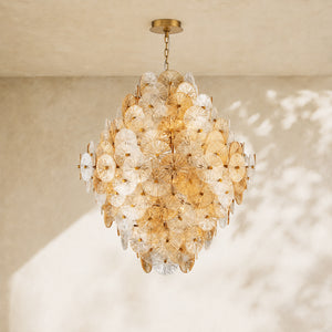 Suna Round Chandelier 27 Light 40"W