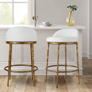Thaddeus Bar Swivel Counter Stool-Vancei