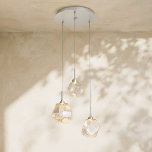 Art Twisted Round Chandelier