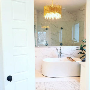 Althely Brass 3 Lights Pendant Chandelier