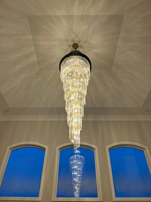 Cyrus Multiple Tier Crystal Chandelier-Vancei
