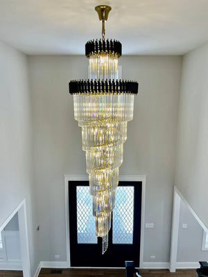 Cyrus Multiple Tier Crystal Chandelier-Vancei