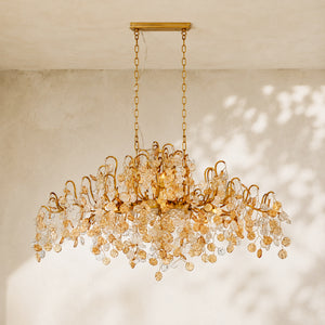Campo Linear Chandelier 10 Light 45"W