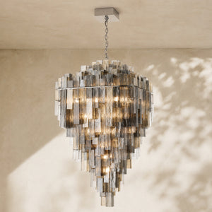 Altesa Square Glass Chandelier 46-Light