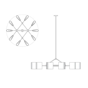 Dessay Circular Chandelier