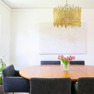 Althely Brass 3 Lights Pendant Chandelier