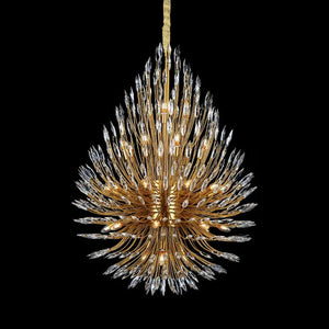 Lily Starburst Crystal Sputnik Chandelier 43"W-Vancei