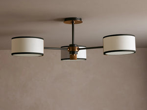 Daphne Fabric Flush Mount