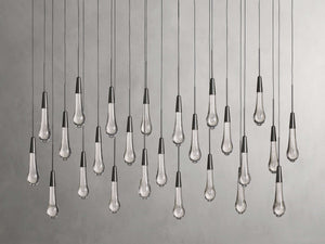 Solitaire Linear Chandelier 37"50"70"87"120"