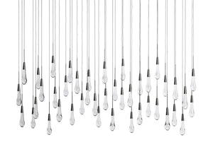 Solitaire Linear Chandelier 37"50"70"87"120"