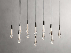 Solitaire Linear Chandelier 37"50"70"87"120"