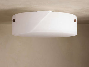Calera Alabaster Stone Flushmount