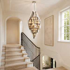 Altesa Square Glass Grand Chandelier 68-Light