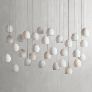Arica Alabaster Linear Chandelier - Oasislives