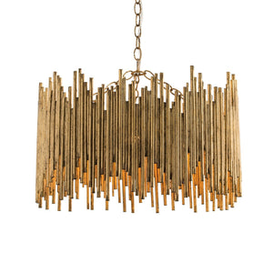Althely Brass 3 Lights Pendant Chandelier