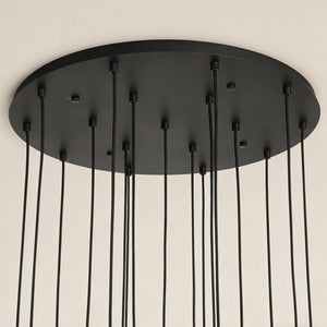 Glowen Alabaster Round Chandelier 32"