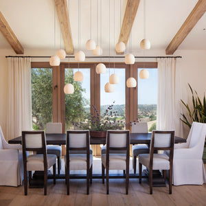 Arica Alabaster Linear Chandelier - Oasislives