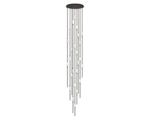 Pezz Round 12 Cluster Chandelier altezza height 700cm/275"