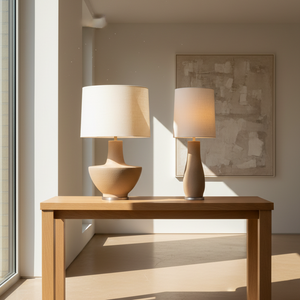 Ceramic Base Table Lamp | Andrew Martin Armato