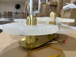 Median Alabaster Flush mount - 4 Surface