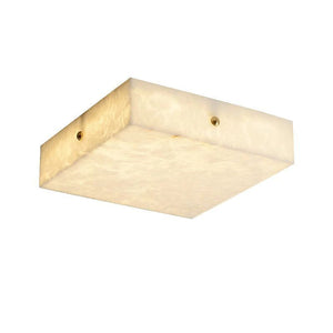 Alabaster Square Flushmount 15.8"L 19.7"L-Vancei