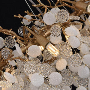 American Creative Brass Branch Chandelier-Vancei