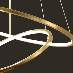 Amira Staircase Multi Rings Chandelier-Vancei