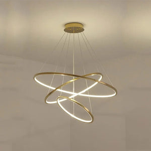 Amira Staircase Multi Rings Chandelier-Vancei