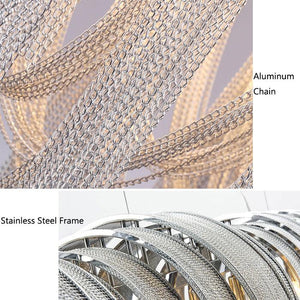 Sophian Luxury Aluminum Chain Tassel Chandelier-Vancei
