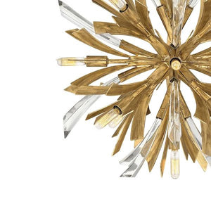 Bergamots Crystal Chandelier 22"D