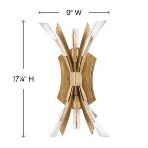 Bergamots 2 Lights Wall Sconce