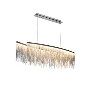 Bunny Aluminum Chain Tassel Chandelier-Vancei