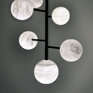 Glacera Sphere Delight - Modern Artistic Alabaster Chandelier Light
