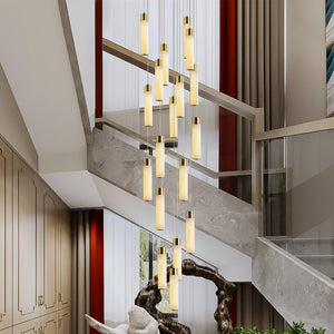 Celestial Alabaster Cascade Chandelier - Oasislives
