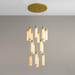 Celestial Alabaster Cascade Chandelier - Oasislives