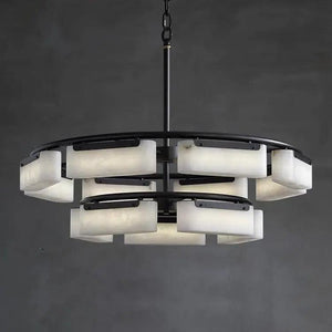 Glacera Spain Alabaster Modern Chandelier Lighting Indoor