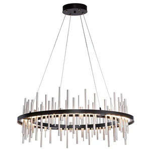 Cityscape Round LED Pendant Chandelier-Vancei