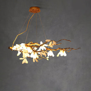 Aura Flora Natural Stone Chandelier